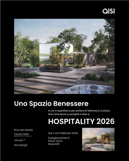 Aisi Design in esposizione a Hospitality Riva